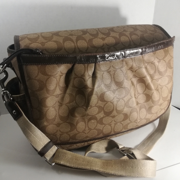 Coach Handbags - Brown and tan Coach messenger bag